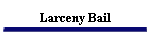 Larceny Bail